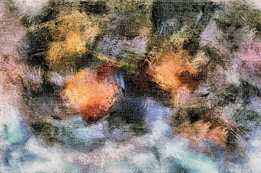 Soyut klasik çiçek arkaplanı, geniş renk çizgileri olan tuval duvar halısı..