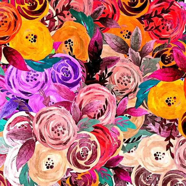 Abstrakti Psykedeelinen Tausta Akvarelli Stylization Värillinen Kaoottinen Siveltimenvedot Erikokoisia Hämärä — kuvapankkivalokuva
