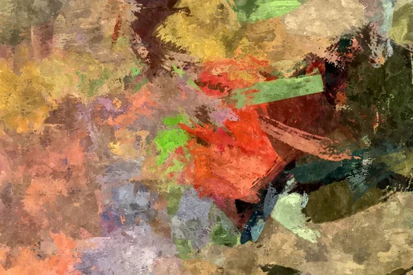 Abstrato Fundo Colorido Grunge Textura Caótico Pinceladas Pincéis — Fotografia de Stock