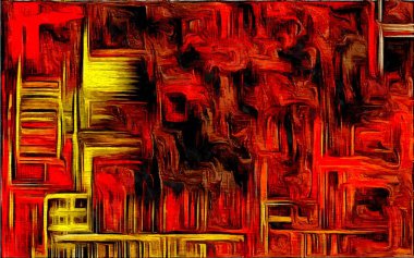 soyut arkaplan renklendirilmiş grunge deseni kaotik fırça darbelerinin suluboya stilize edilmesi