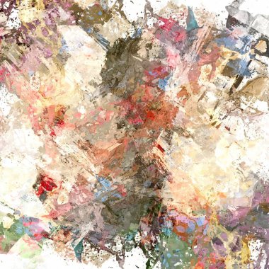 soyut arkaplan renklendirilmiş grunge deseni kaotik fırça darbelerinin suluboya stilize edilmesi