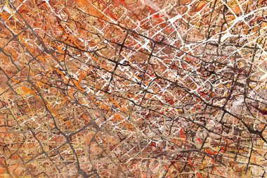 soyut arkaplan renklendirilmiş grunge desen kaotik fırça darbeleri ve boya fırçaları