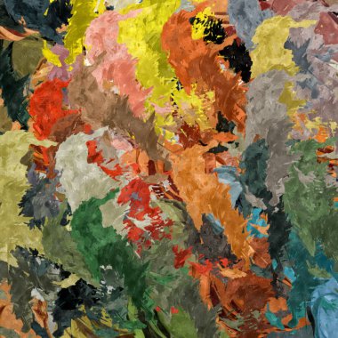 soyut arkaplan renklendirilmiş grunge desen kaotik fırça darbeleri ve boya fırçaları