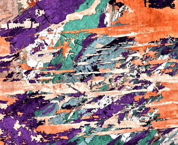 Abstrakter Hintergrund farbige Grunge-Textur Aquarell Stilisierung chaotischer Pinselstriche — Stockfoto