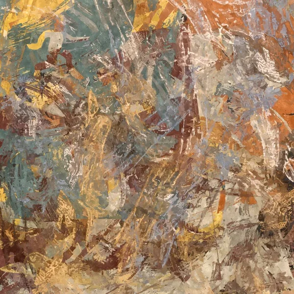 Elvont háttér színes grunge textúra akvarell stilizálása kaotikus ecsetvonások — Stock Fotó