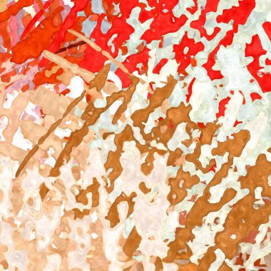 soyut arkaplan renklendirilmiş grunge desen kaotik fırça darbeleri ve boya fırçaları