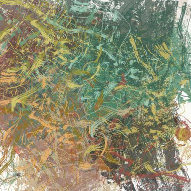 soyut arkaplan renklendirilmiş grunge deseni kaotik fırça darbelerinin suluboya stilize edilmesi