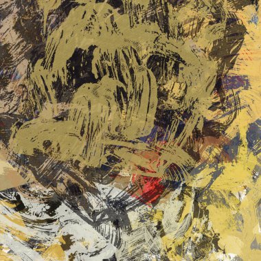 soyut arkaplan renklendirilmiş grunge deseni kaotik fırça darbelerinin suluboya stilize edilmesi