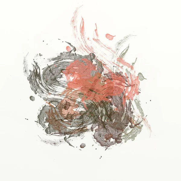 Abstracte Achtergrond Gekleurde Grunge Textuur Chaotische Penseelstreken Verf Borstels — Stockfoto