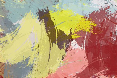 soyut arkaplan renklendirilmiş grunge deseni kaotik fırça darbelerinin suluboya stilize edilmesi.