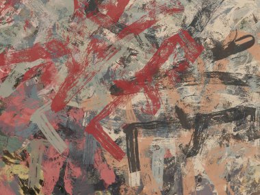 soyut arkaplan renklendirilmiş grunge desen kaotik fırça darbeleri ve boya fırçaları