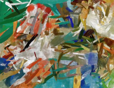 soyut arkaplan renklendirilmiş grunge deseni kaotik fırça darbelerinin suluboya stilize edilmesi.