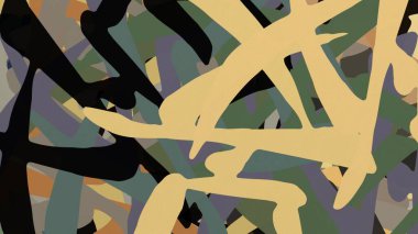 Renkli boya darbelerinin dokusu, farklı boyutlarda ve şekillerde fırçalarla bulanık noktalar. Stilize suluboya, yağ grunge arkaplan.