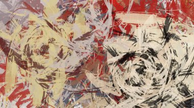 Renkli boya darbelerinin dokusu, farklı boyutlarda ve şekillerde fırçalarla bulanık noktalar. Stilize suluboya, yağ grunge arkaplan.