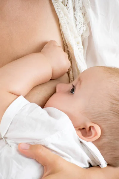 Bebê Infantil Alimentação — Fotografia de Stock