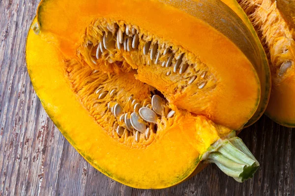 kabak tohumu yakın çekim ile dilimlenmiş