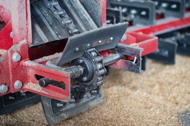 Zincir konveyör mekanizması Temizleme tahıl, kenevir için