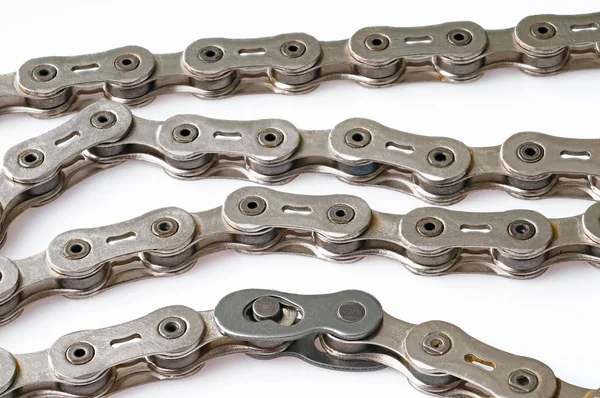 Replaceable Chain Sports Bike Connecting Lock Link — Stock Photo, Image