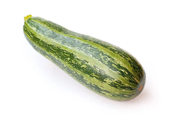 Frische ganze Zucchini isoliert auf weißem Hintergrund — Stockfoto