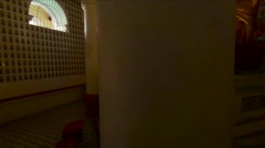 Slowmotion steadycam atış bir Kek Lok Si tapınak adada Penang, Malezya