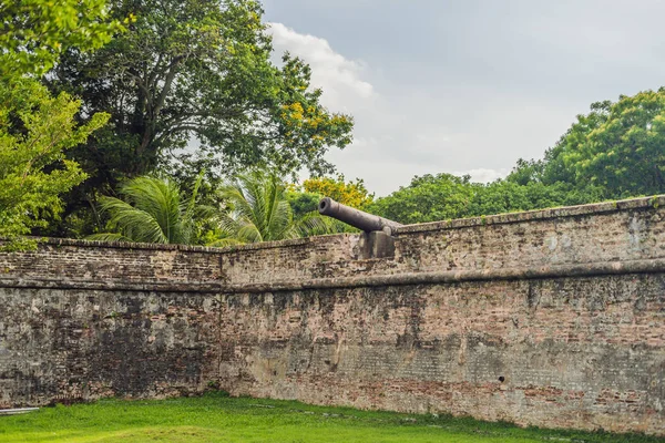 Форт Cornwallis Джорджтауні Пенанг Зірка Форт Побудований Кінці Століття Британської — стокове фото