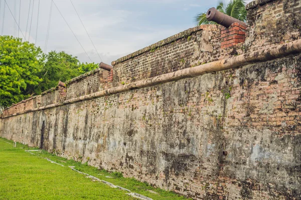 Форт Cornwallis Джорджтауні Пенанг Зірка Форт Побудований Кінці Століття Британської — стокове фото