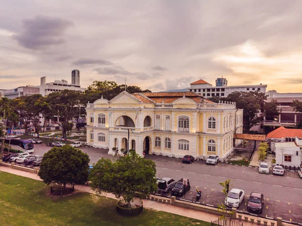 Antiguo Ayuntamiento George Town Penang Malasia Primera Piedra Fue Colocada — Foto de Stock