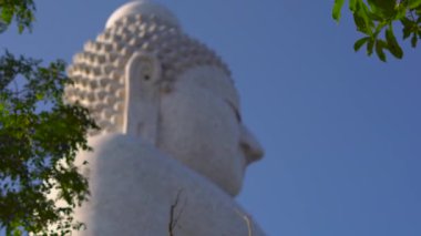 Phuket Island, Tayland tarihinde Big Buddha heykeli Steadicam atış