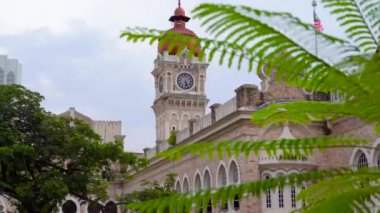 el atış saat kulesi Merdeka Meydanı, Kuala Lumpur, Malezya