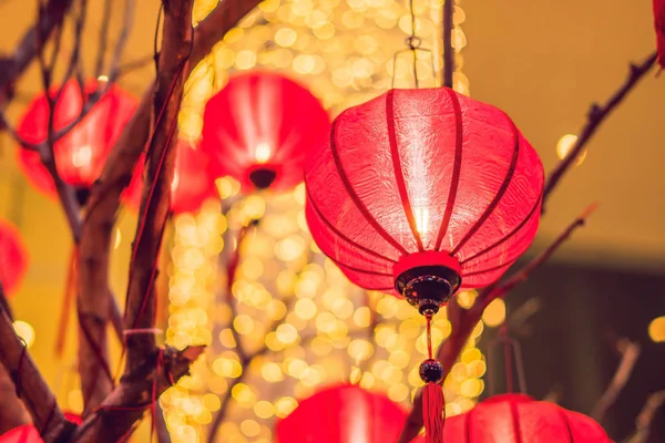 Chinesische Laternen Beim Neujahrsfest — Stockfoto