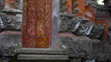 Steadicam Pura Taman Saraswati Tapınağı, Ubud bir kadeh. Bali