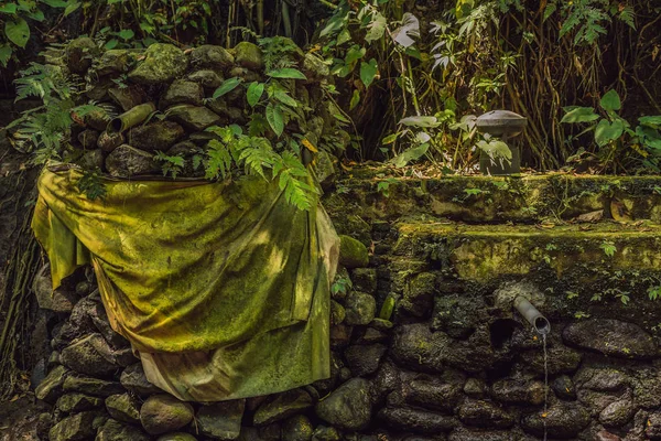 Statue in Sacred Monkey Forest at daytime, Ubud, Bali Indonesia