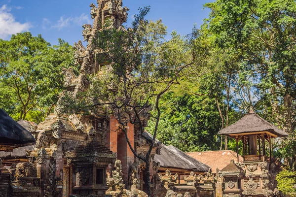 Statues Sacred Monkey Forest Ubud Bali Indonesia — Stock Photo, Image