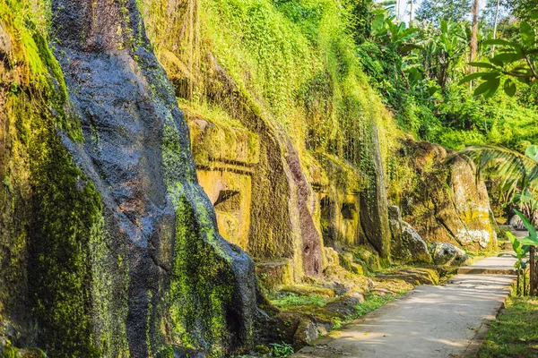 ayrıntılarını Gunung Kawi tapınak taş, Bali, Endonezya