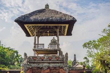 Mengwi, Bali, Endonezya geleneksel Balinese Hindu Tapınağı Taman Ayun mimari detaylar.