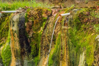 Belulang kaplıcalar Bali, köy Mengesta, Penebel District, Tabanan regency