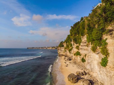 Dreamland Plajı Bali, Endonezya doğal çare yüksek açılı görünüş.