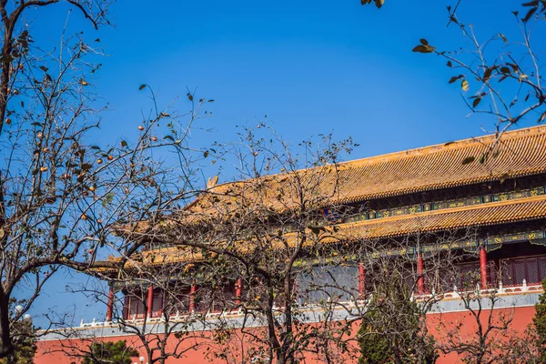 Oude koninklijke paleizen van de Verboden Stad in Beijing, China — Stockfoto