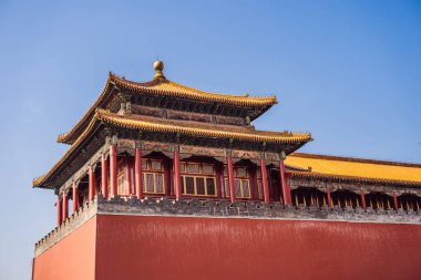 Pekin, Çin 'deki Yasak Şehrin eski kraliyet sarayları