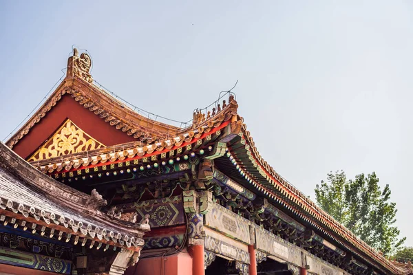 Oude koninklijke paleizen van de Verboden Stad in Beijing, China — Stockfoto