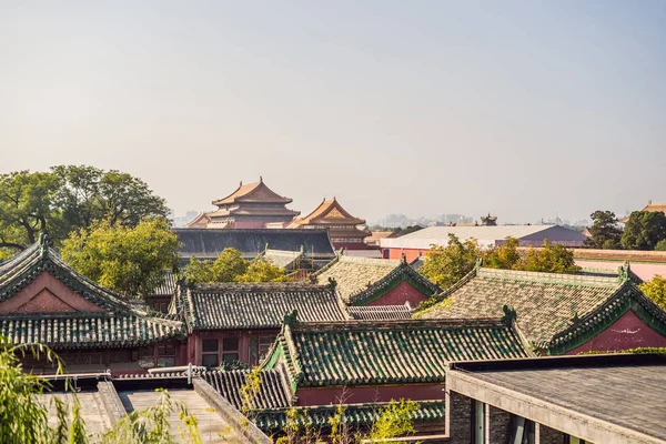 Αρχαία βασιλικά παλάτια της Απαγορευμένης Πόλης στο Πεκίνο, Κίνα — Φωτογραφία Αρχείου