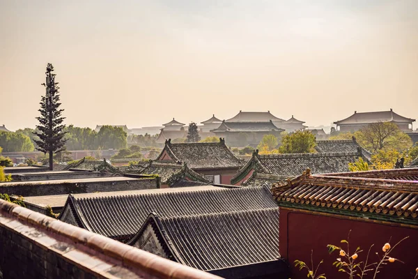 中国北京市紫禁城的古代王宫 — 图库照片
