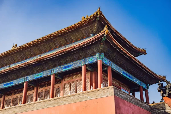 Antiguos palacios reales de la Ciudad Prohibida en Beijing, China —  Fotos de Stock