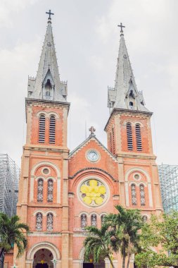 Notre dame de Saigon Katedrali, Ho Chi Minh city, Vietnam için 1883 yılında yapı
