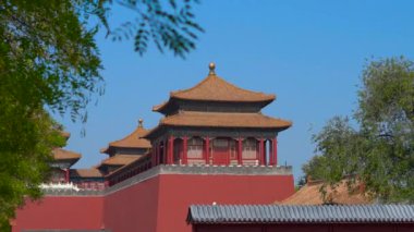 Yasak Şehir - Chinas antik palace İmparator iç kısmı Steadicam atış