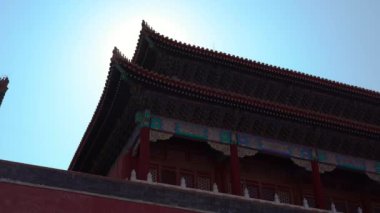 Yasak Şehir - Chinas antik palace İmparator iç kısmı Steadicam atış