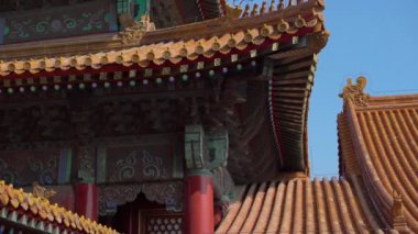 Yasak Şehir - Chinas antik palace İmparator iç kısmı Steadicam atış