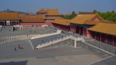 Yasak Şehir - Chinas antik palace İmparator iç kısmı Steadicam atış