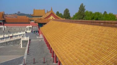 Yasak Şehir - Chinas antik palace İmparator iç kısmı Steadicam atış