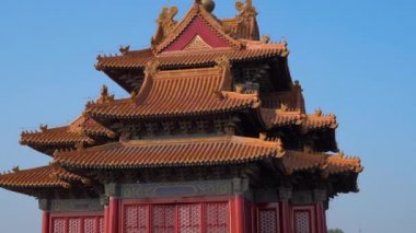 Yasak Şehir - Chinas antik palace İmparator iç kısmı Steadicam atış